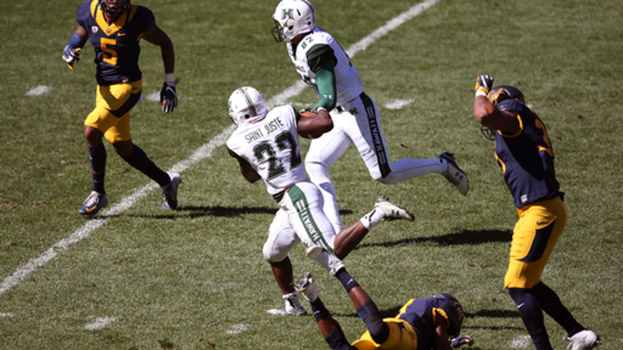 Cal cruises over Hawaii in first college football game of the season